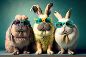lapins à lunettes